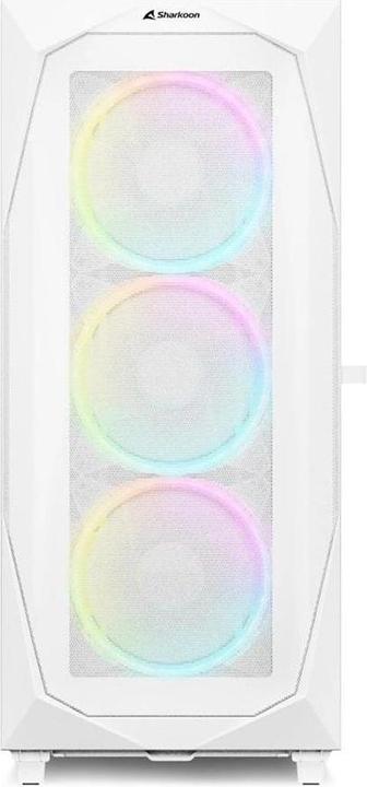 Produktbild Sharkoon REV300 RGB White (E-ATX, mATX, Mini-ITX, ATX)