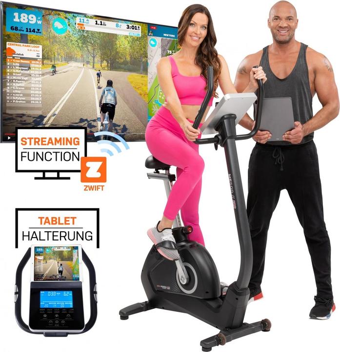 Miweba Sports Ergomètre ME500 Vélo d'appartement Vélo d'appartement Cyclisme d'intérieur Cardio (Noir)