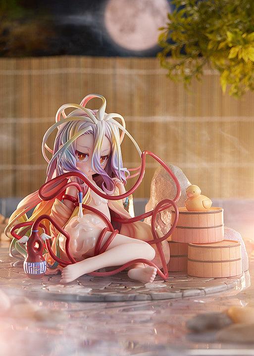 Actual product image Phat! No Game No Life statuette PVC 1/7 Shiro: Hot Spring Ver. 11 cm