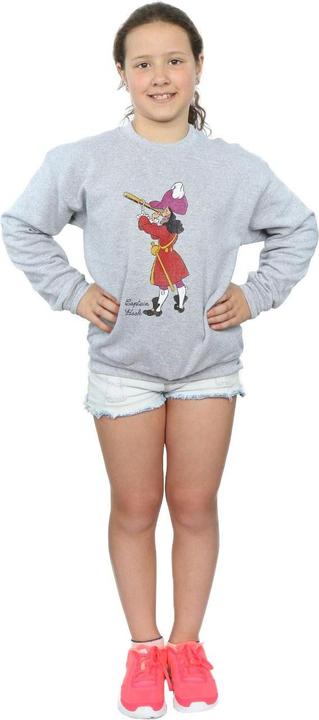 Produktbild Disney Peter Pan Classic Captain Hook Sweatshirt Mädchen (140, 146)