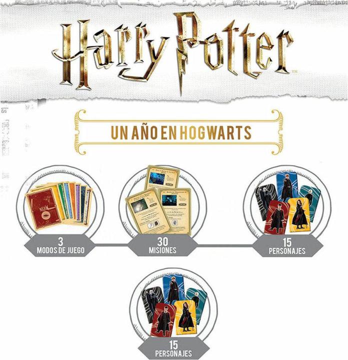 Actual product image Educa Spanish Harry Potter A Year at Hogwarts Game