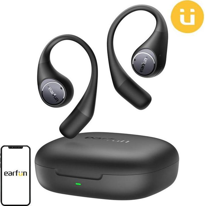 Actual product image EarFun Open Jump Headphones (black) (Wireless)