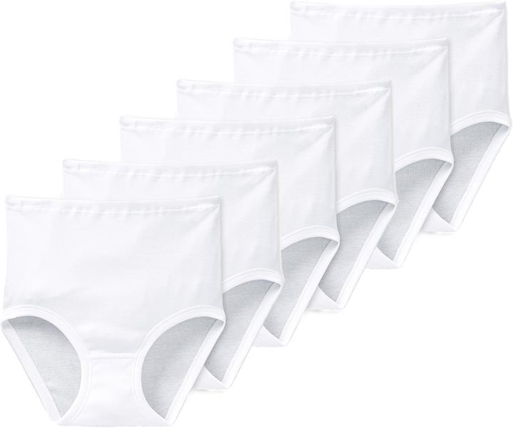 Immagine prodotto Schiesser Confezione di 6 slip a vita alta Original Classics Fine Rib (42, XL, confezione da 6)