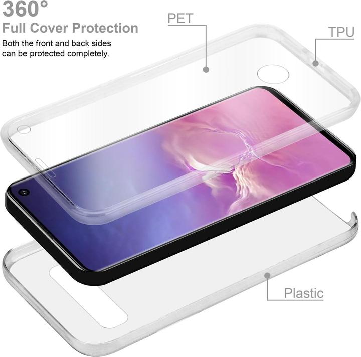 Actual product image Cadorabo TPU 360 Degree Case Cover (Samsung Galaxy S10)