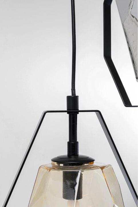 Actual product image Kare Design Pendant Light Diamond Fever Spiral Black Ø42cm (G9)