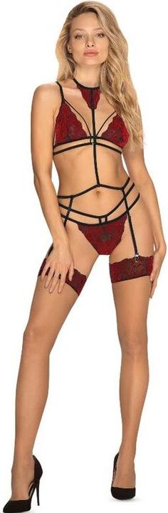 Actual product image Obsessive Sugestina Lace Garter Stockings (XL)