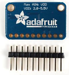Image du produit Adafruit ADS1115 ADC 16 bits 4 ch. avec amplificateur de gain (Extension)