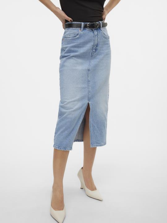Produktbild Vero Moda VMVERI Hohe Taille Langer Rock Jeansrock (M)