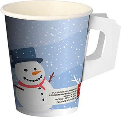 Produktbild Papstar 50 Einweg-Trinkbecher Snowtime 0,2 l (50 x)