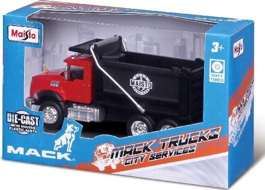 Actual product image Maisto FOOD 21239 Truck Mack Granite 4.5 " mix