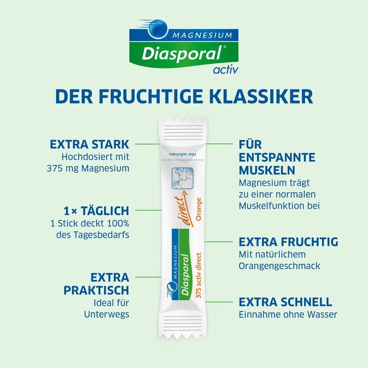 Image du produit magnesium diasporal 375 activ direct (60 pièce(s), Beutel, 120 g)