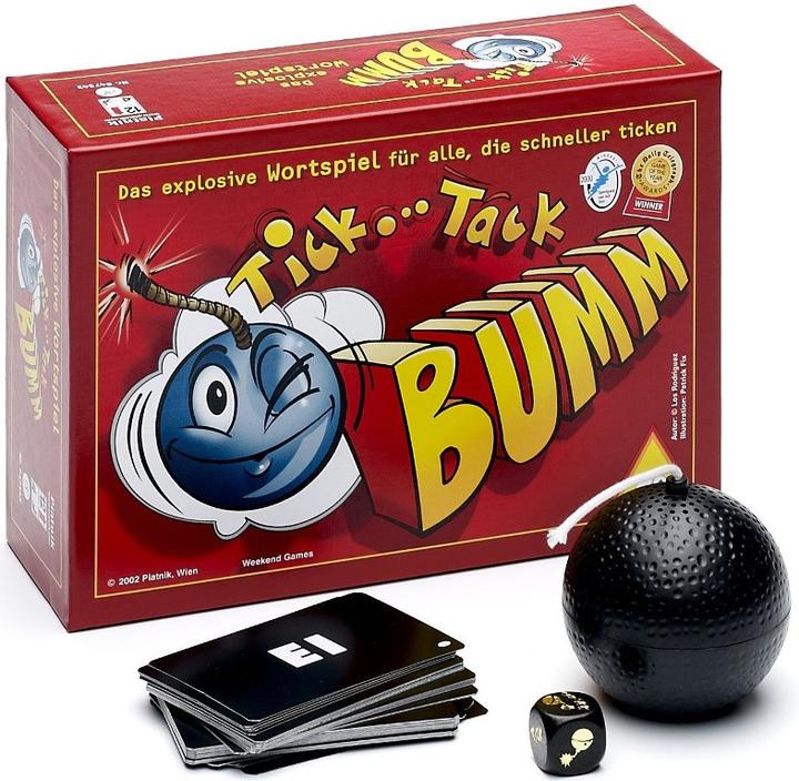 Actual product image Piatnik Tick Tack Boom (German)