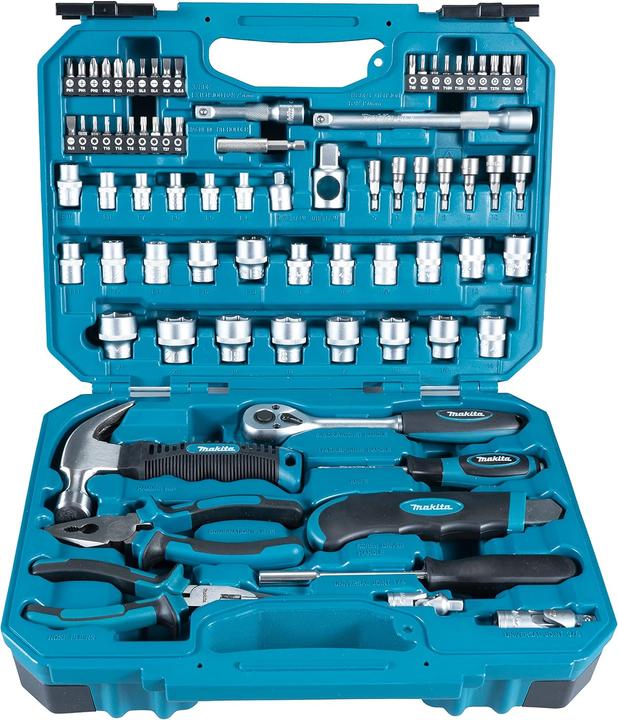 Produktbild Makita Werkzeug-Set (4.5, 6, 7, 8, 9, 10, 11, 12, 13, 14, 15, 16, 17, 18, 19, 21, 22, 24, 25, 27, 30, 40, 45, 46, 49, 50, 55, 60, 67, 76, 56 mm, 48 mm, T47, 54mm, 74 mm, 51 mm, 57mm, 52 mm, 58mm, 66 mm, t65, 73 mm, T75, 63 mm, 68 mm, T70, 53CZ, 42 mm, 43 mm, T35, DB 41)