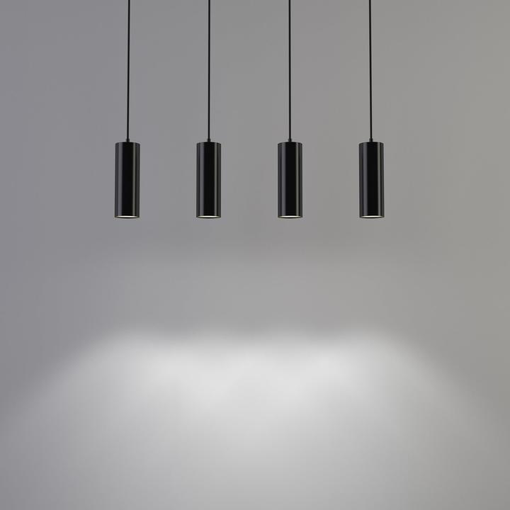 Produktbild tectake Pendelleuchte Lumea, 4-flammig, längenverstellbare Kabel (GU10)