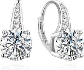 Produktbild Agato Charming silver earrings with zircons AGUC3526