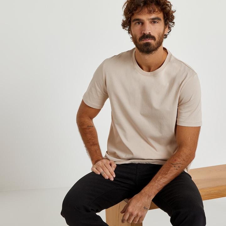 Immagine prodotto La Redoute Collections T-shirt con scollo rotondo e maniche corte (L)