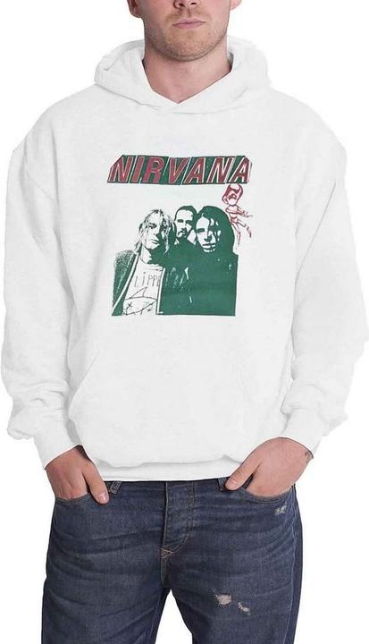 Actual product image Nirvana Unisex Adult Flipper Pullover Hoodie (XL)