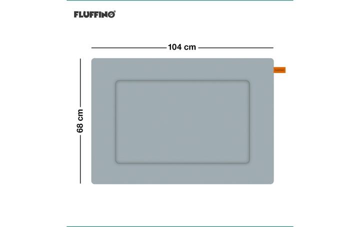 Produktbild Fluffino Hunde-Decke L, Grau (Hund)