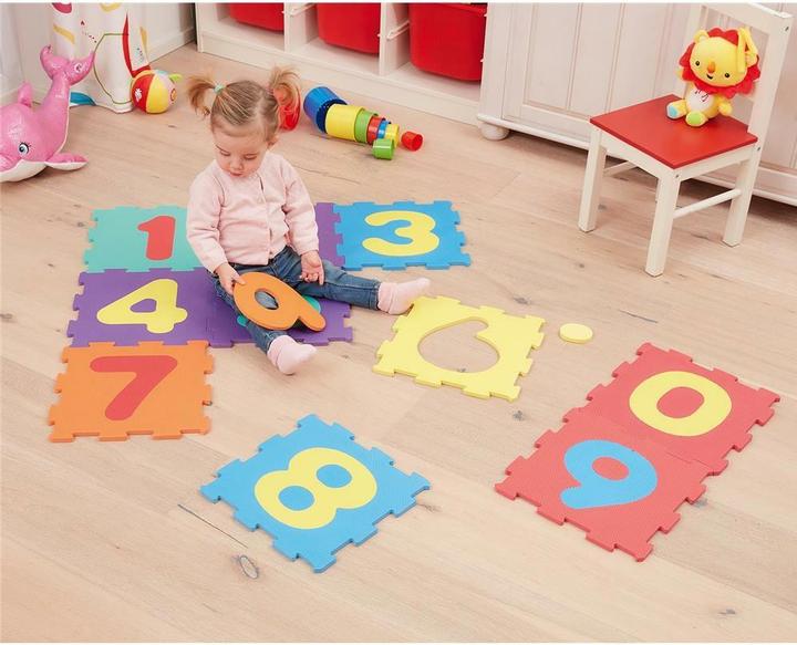 Image du produit Happy People Tapis puzzle avec chiffres (32 x 32 x 1 cm)