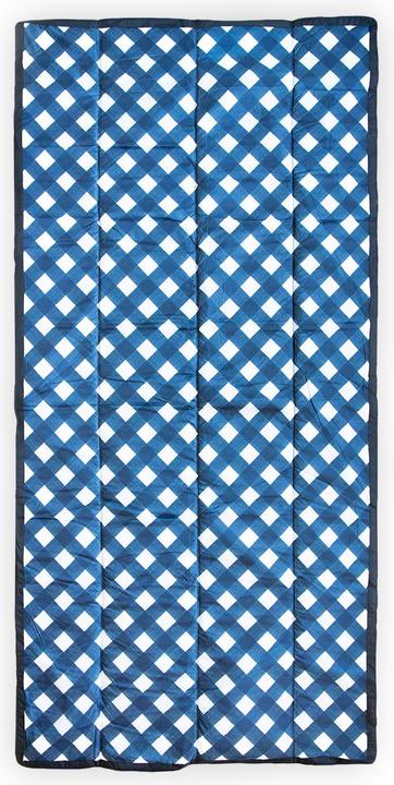Actual product image little unicorn Outdoor Blanket Extra Big - Navy Plaid
