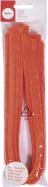 Actual product image Rayher Chenille wire, orange, 10 pieces (0.50 m)