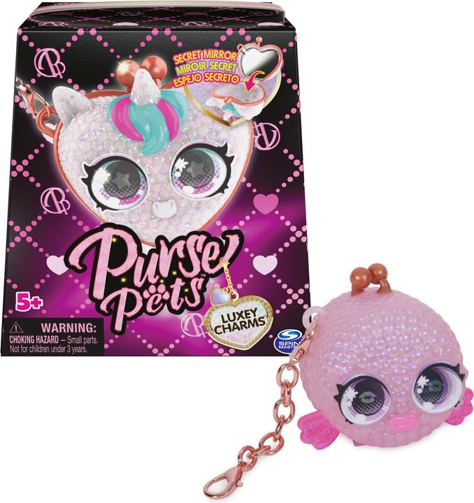 Spin Master Purse Pets Luxey Charms, Einzelpack Taschenanhänger-Spielzeug zum Sammeln (Designs können variieren)