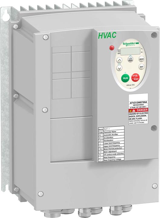 Actual product image Schneider Electric Frequency converter ATV212, 18.5kW, 480V, ATV212WD18N4