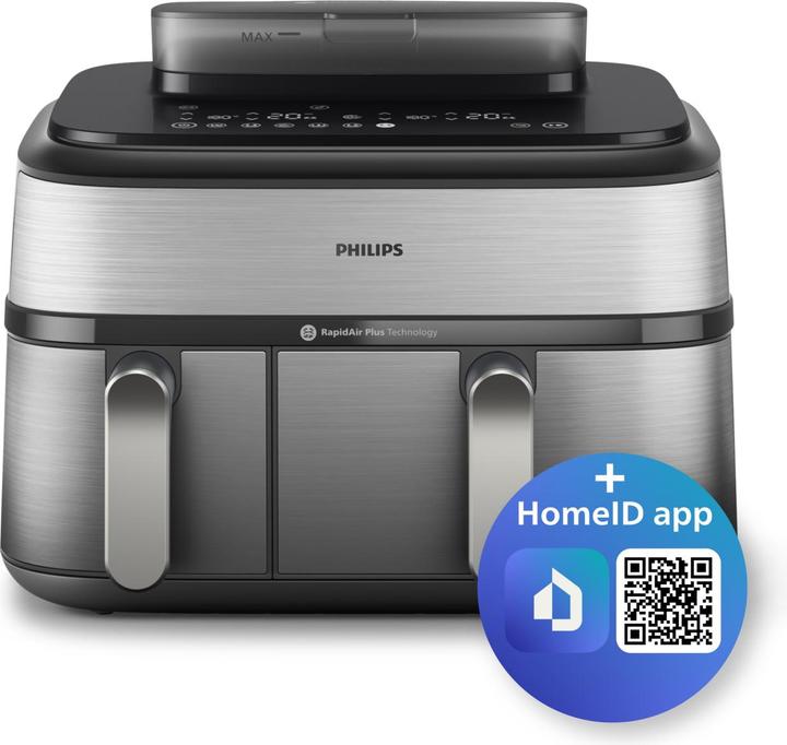 Image du produit Philips Steam Airfryer Dual Basket NA555/00