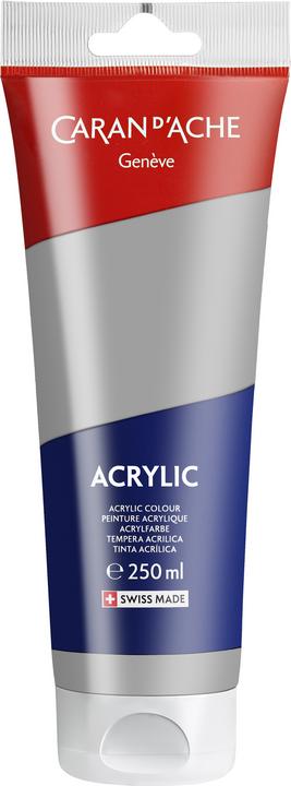Actual product image Caran d'Ache Acrylic (Silver grey, 250 ml)