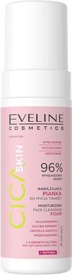 Actual product image Eveline Cica Skin Moisturizing Face Cleansing Foam 150ml (Foam, 150 ml)