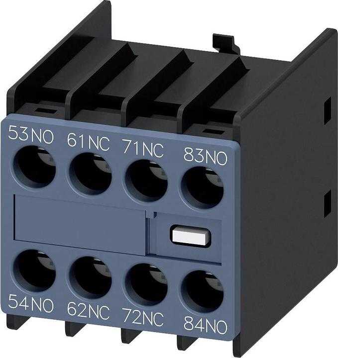 Actual product image Siemens Aux switch block,2NO+2NC for contactor