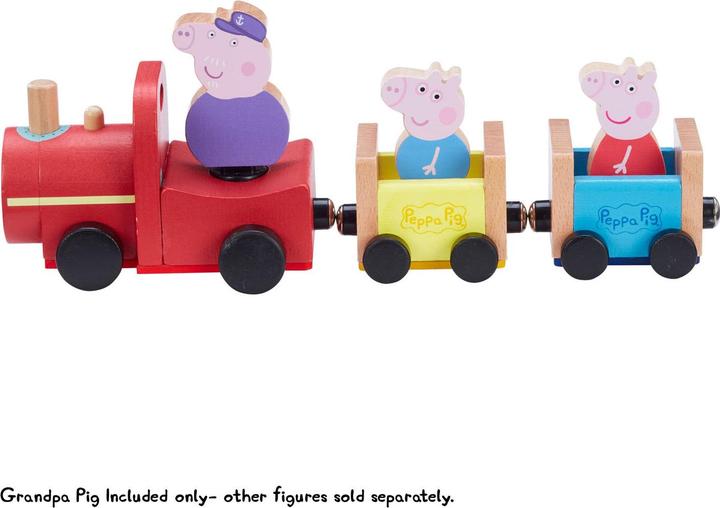 Image du produit Proxy Peppa Pig - Train et figurine en bois (20-00111)