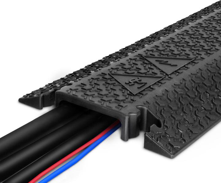 Produktbild Defender XPRESS 100 BLK - XPRESS Drop-over Kabelbrücke 100mm, schwarz (Kabelbrücke, 100.50 cm)