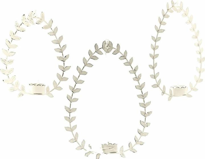 Image du produit Loberon Set de 3 photophores suspendus Guelph blanc antique (3 x, B, H)