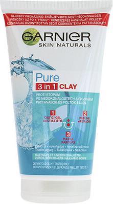 Garnier Pure Cleaning Gel Scrub And Mask Against Imperfections 3In1 (Gel, 150 ml)