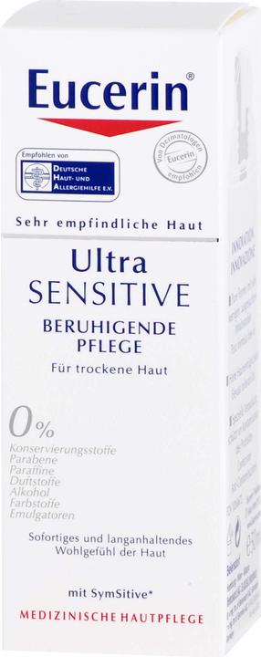 Produktbild Eucerin Ultrasensitive Beruhigende Pflege Für Trockene Haut (50 ml, 24h Creme)