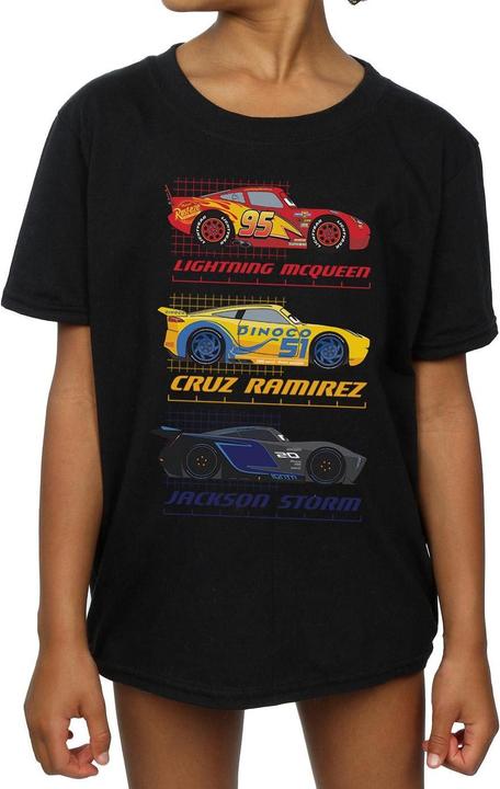 Immagine prodotto Cars T-shirt in cotone con profilo razziale per le donne (128)
