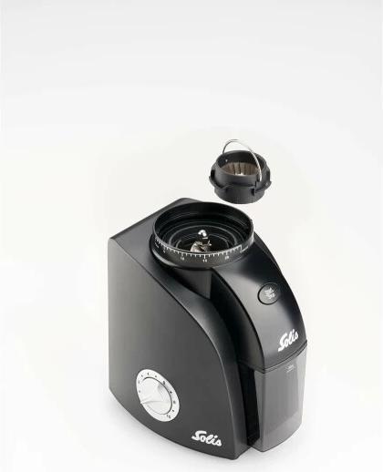 Productafbeelding Solis Koffiemolen Scala Zero Static Type 1662 Zwart