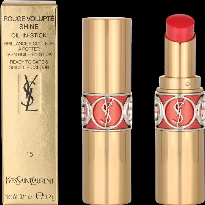 Actual product image Yves Saint Laurent Rouge Volupté Shine (15 Corail Intuitive)