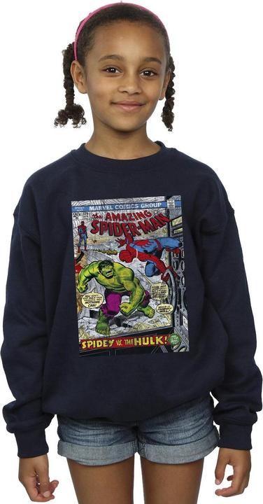 Immagine prodotto Spider-Man VS Hulk Cover Felpa Ragazze (116)
