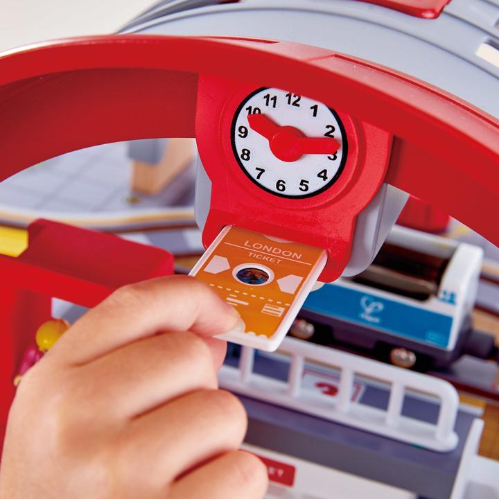 Actual product image Hape metropolitan railway station