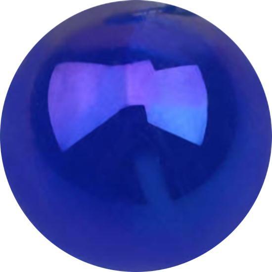 Actual product image Star Piercing Micro ball metal-coated dark blue (Acrylic, without brass)