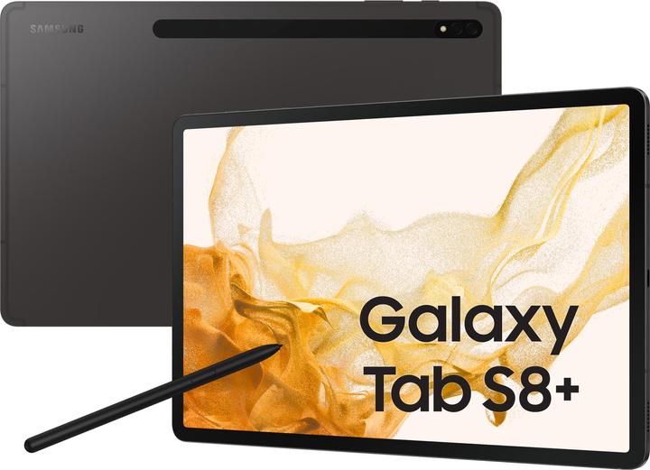 Actual product image Samsung Galaxy Tab S8+ (WLAN only, 12.40", 256 GB, Graphites)