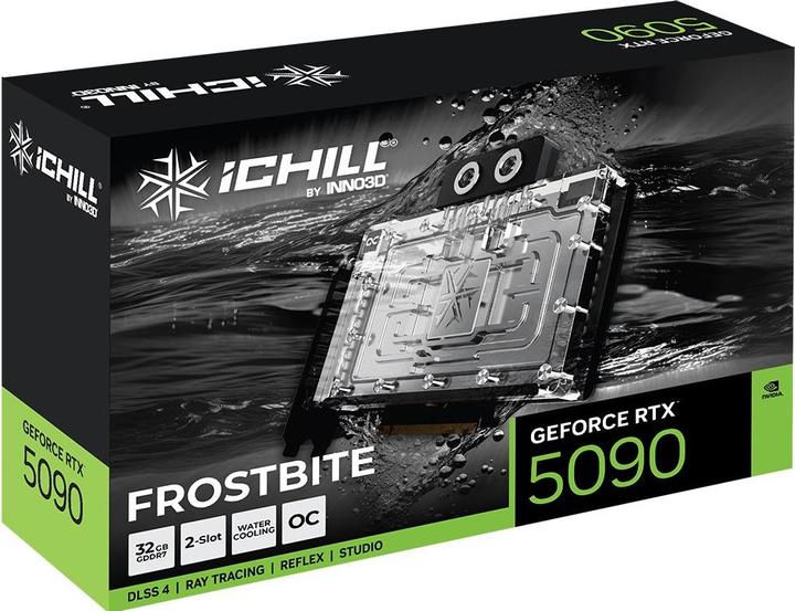 Produktbild Inno3D GeForce RTX 5090 iChill Frostbite, 32768 MB GDDR7 (32 GB)