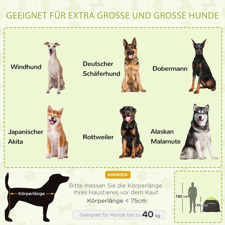 Produktbild PawHut Haustierzelt mit Sonnendach (Hundezelt)