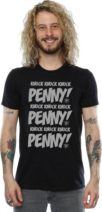 Actual product image Dam Mens Sheldon Knock Knock Penny T-Shirt (L)