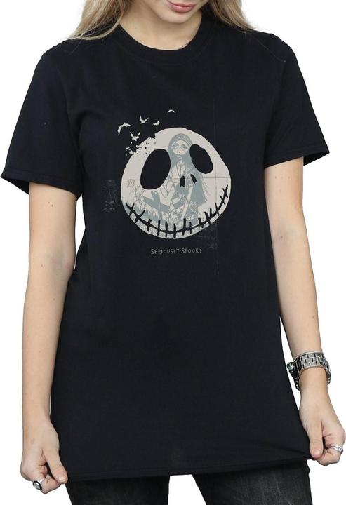 Immagine prodotto Disney Nightmare Before Christmas Seriously Spooky Maglietta Ampia Donna (XL)