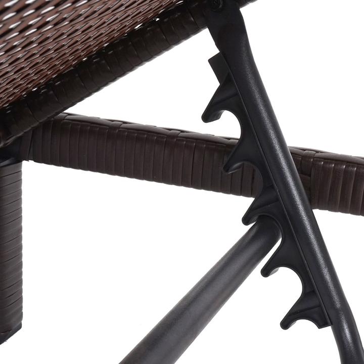 Image du produit JOHN316 Rattan Liegestuhl (198 cm)