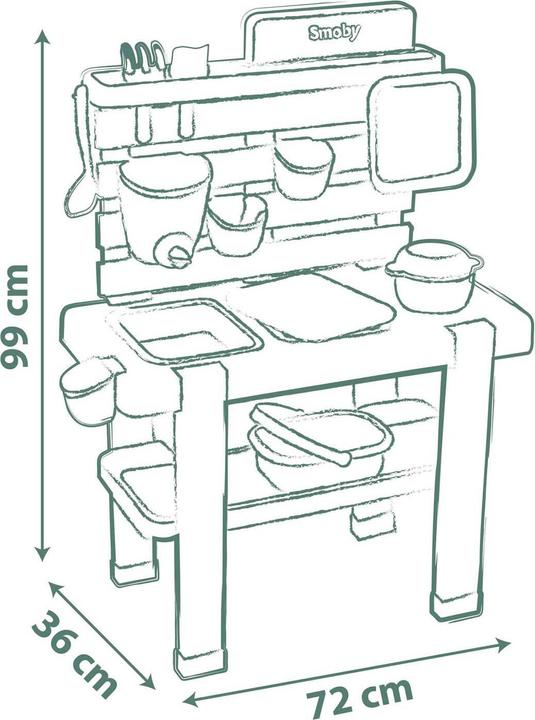 Actual product image Smoby Life Matschküche