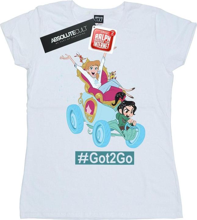 Disney Wreck It Ralph Cinderella And Vanellope TShirt (XL)